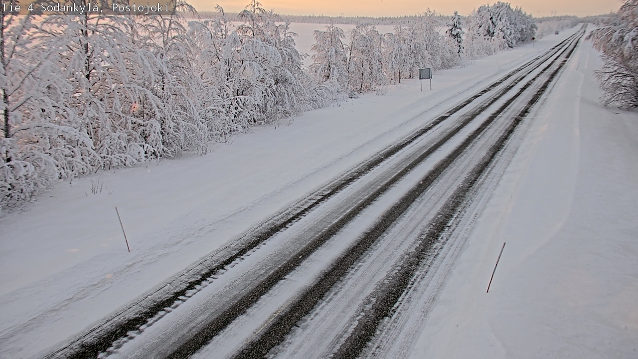 Weather Camera Image Road 4 Sodankylä, Postojoki, Sodankylä, Lappi