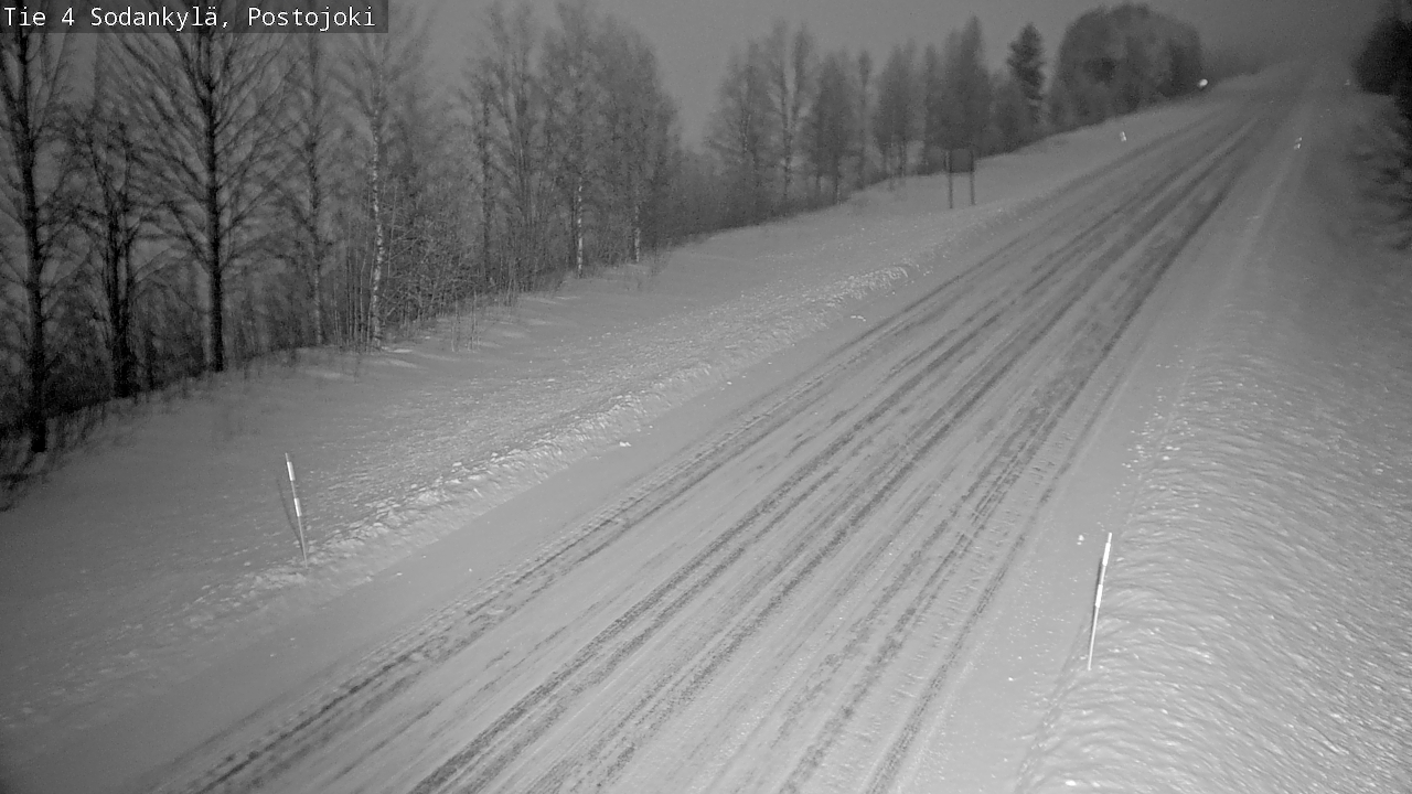 Weather Camera Image Road 4 Sodankylä, Postojoki, Sodankylä, Lappi