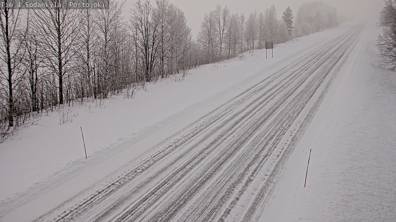Weather Camera Image Road 4 Sodankylä, Postojoki, Sodankylä, Lappi
