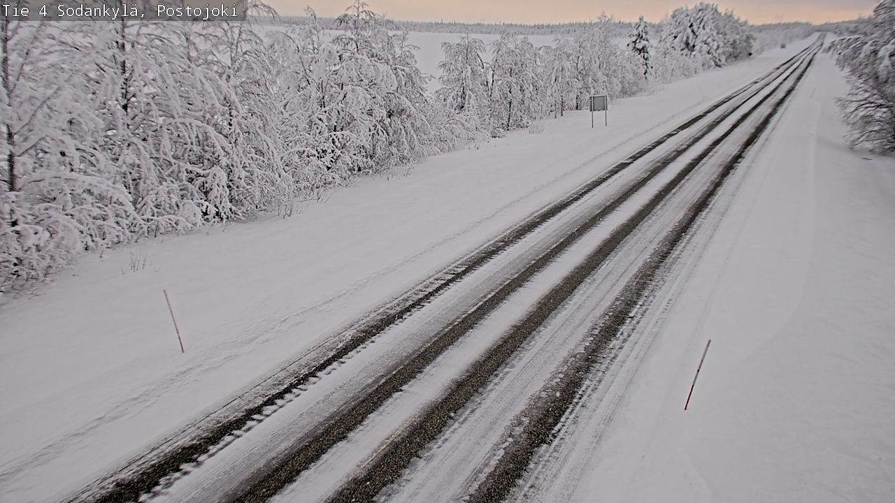 Weather Camera Image Road 4 Sodankylä, Postojoki, Sodankylä, Lappi