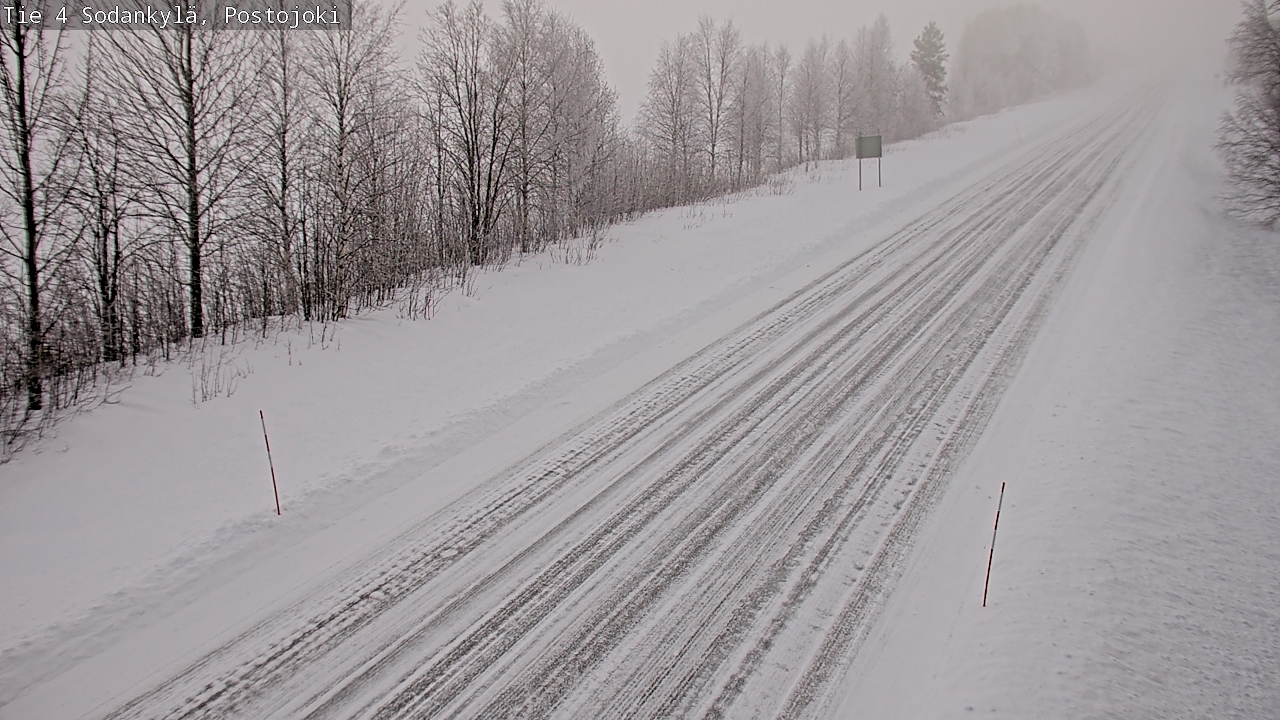 Weather Camera Image Road 4 Sodankylä, Postojoki, Sodankylä, Lappi