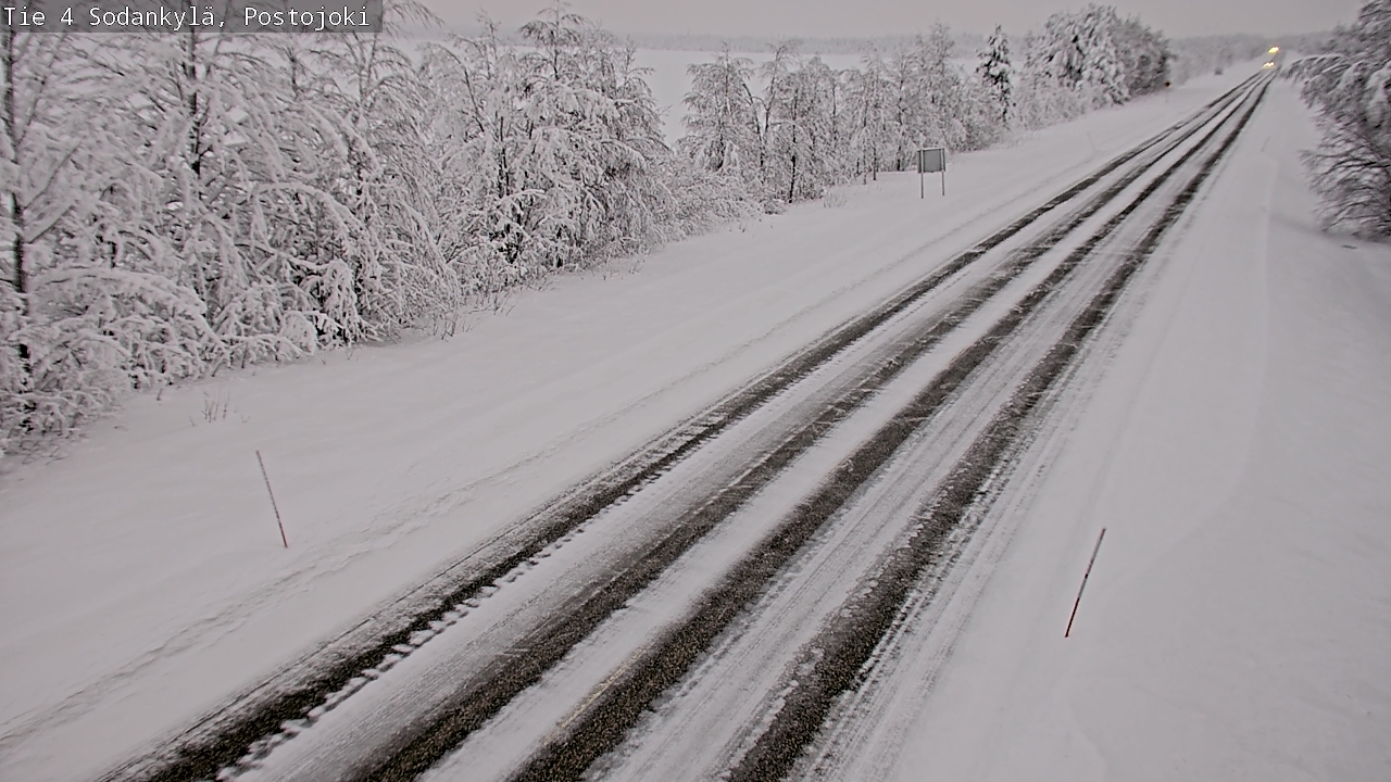 Weather Camera Image Road 4 Sodankylä, Postojoki, Sodankylä, Lappi