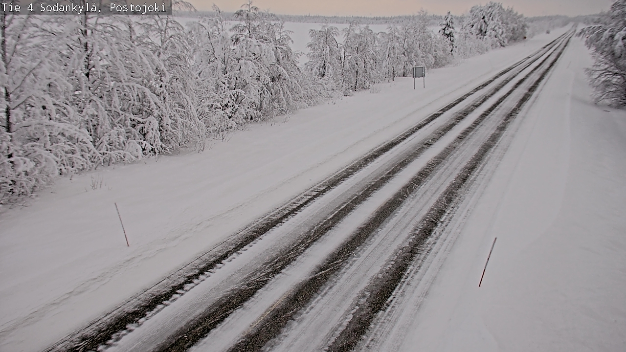 Weather Camera Image Road 4 Sodankylä, Postojoki, Sodankylä, Lappi