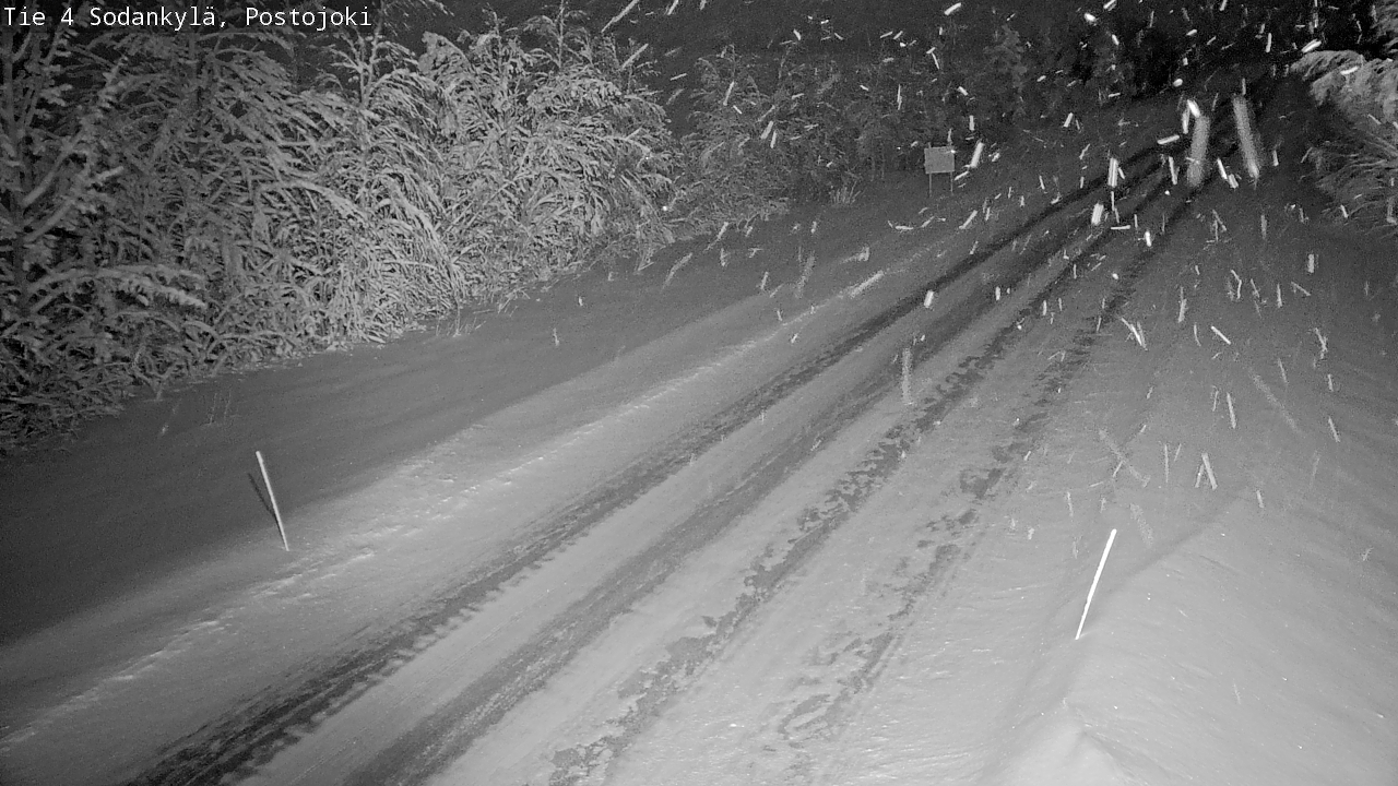 Weather Camera Image Road 4 Sodankylä, Postojoki, Sodankylä, Lappi