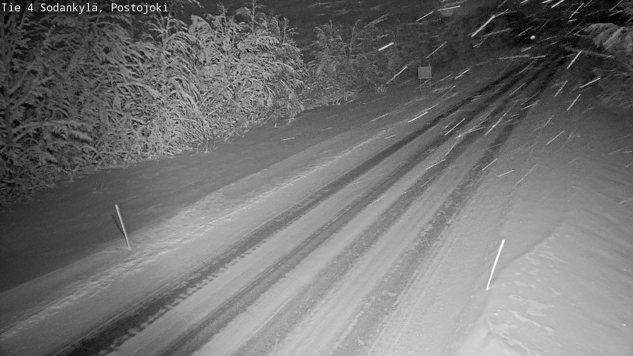 Weather Camera Image Road 4 Sodankylä, Postojoki, Sodankylä, Lappi