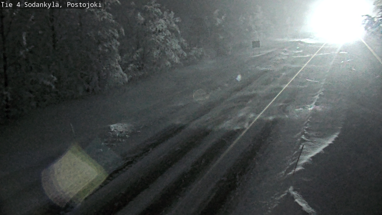 Weather Camera Image Road 4 Sodankylä, Postojoki, Sodankylä, Lappi