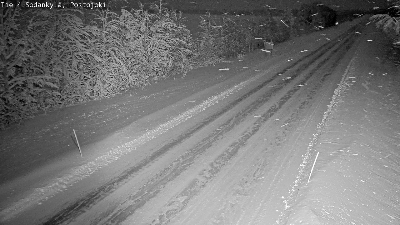 Weather Camera Image Road 4 Sodankylä, Postojoki, Sodankylä, Lappi