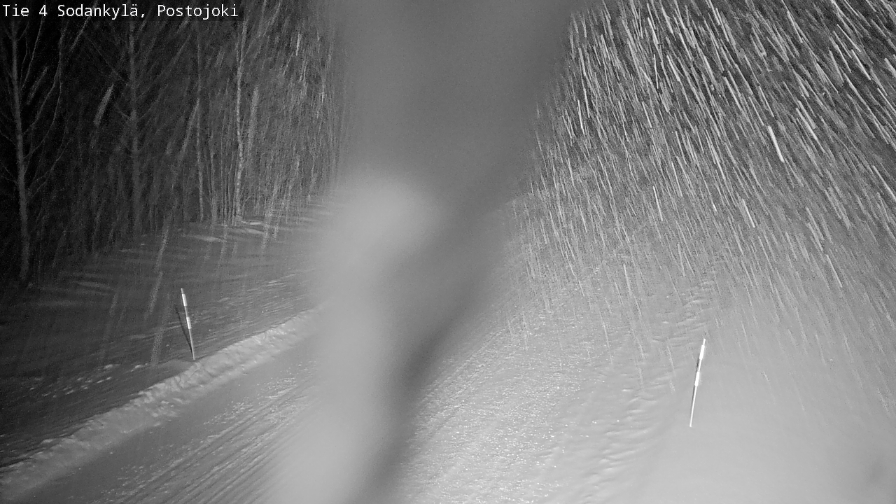 Weather Camera Image Road 4 Sodankylä, Postojoki, Sodankylä, Lappi