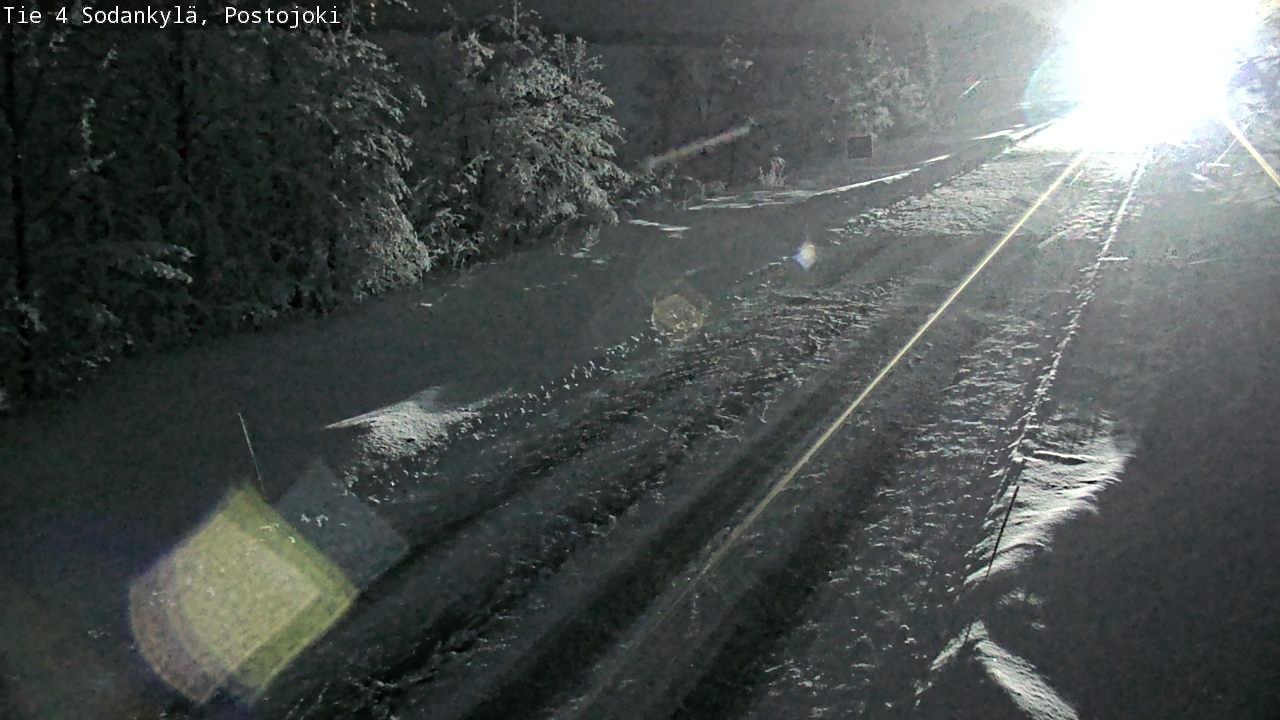Weather Camera Image Väg 4 Sodankylä, Postojoki, Sodankylä, Lappi