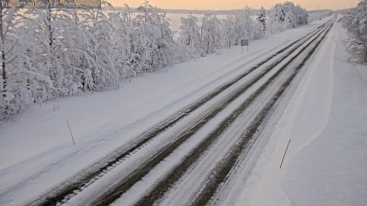 Weather Camera Image Road 4 Sodankylä, Postojoki, Sodankylä, Lappi