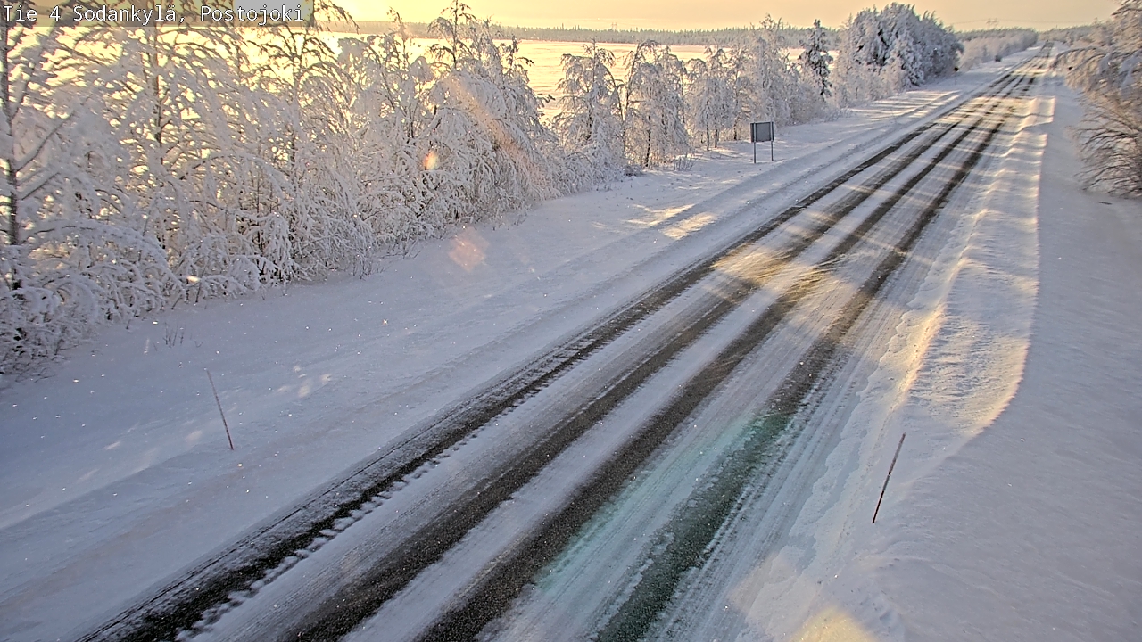 Weather Camera Image Road 4 Sodankylä, Postojoki, Sodankylä, Lappi