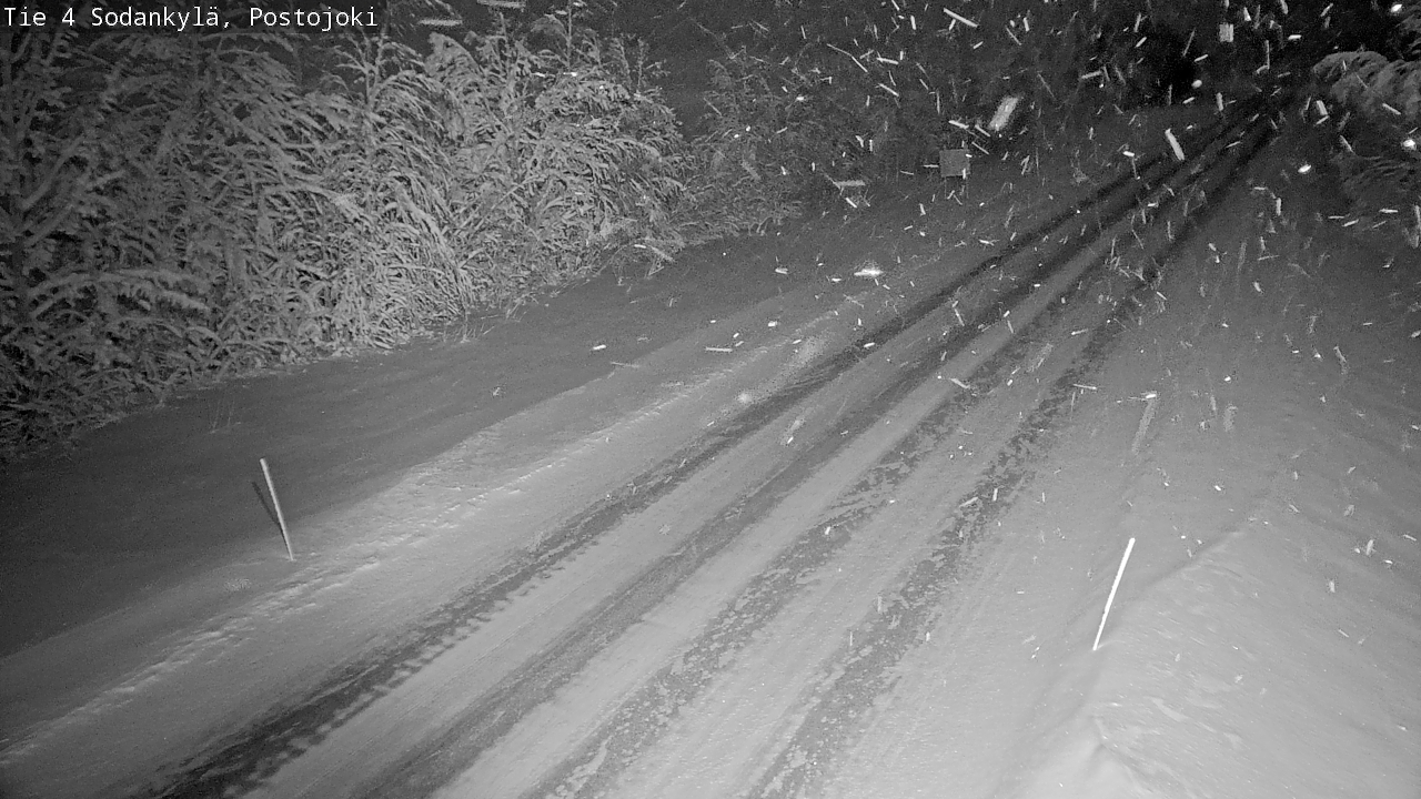 Weather Camera Image Road 4 Sodankylä, Postojoki, Sodankylä, Lappi