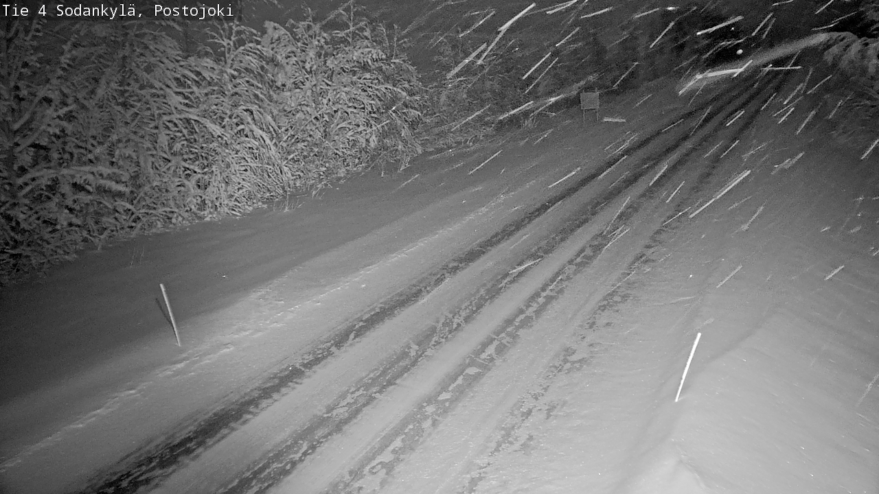 Weather Camera Image Road 4 Sodankylä, Postojoki, Sodankylä, Lappi