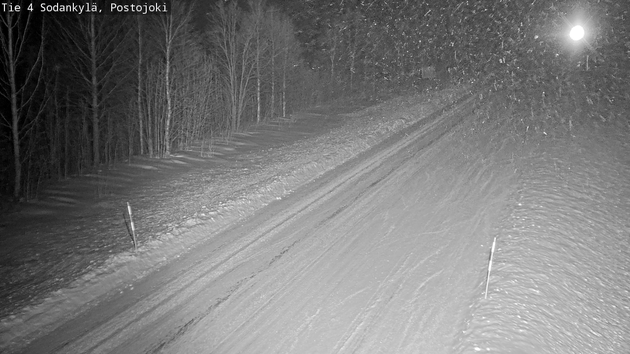 Weather Camera Image Road 4 Sodankylä, Postojoki, Sodankylä, Lappi