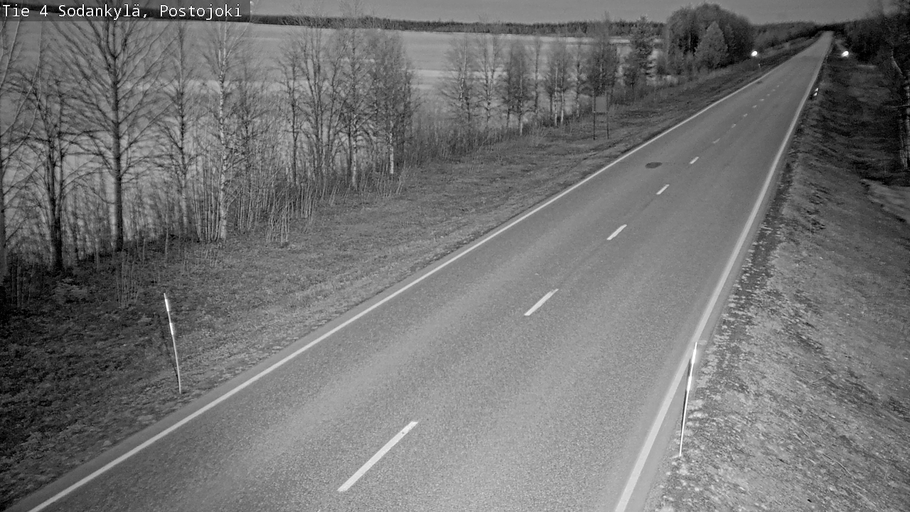 Weather Camera Image Road 4 Sodankylä, Postojoki, Sodankylä, Lappi
