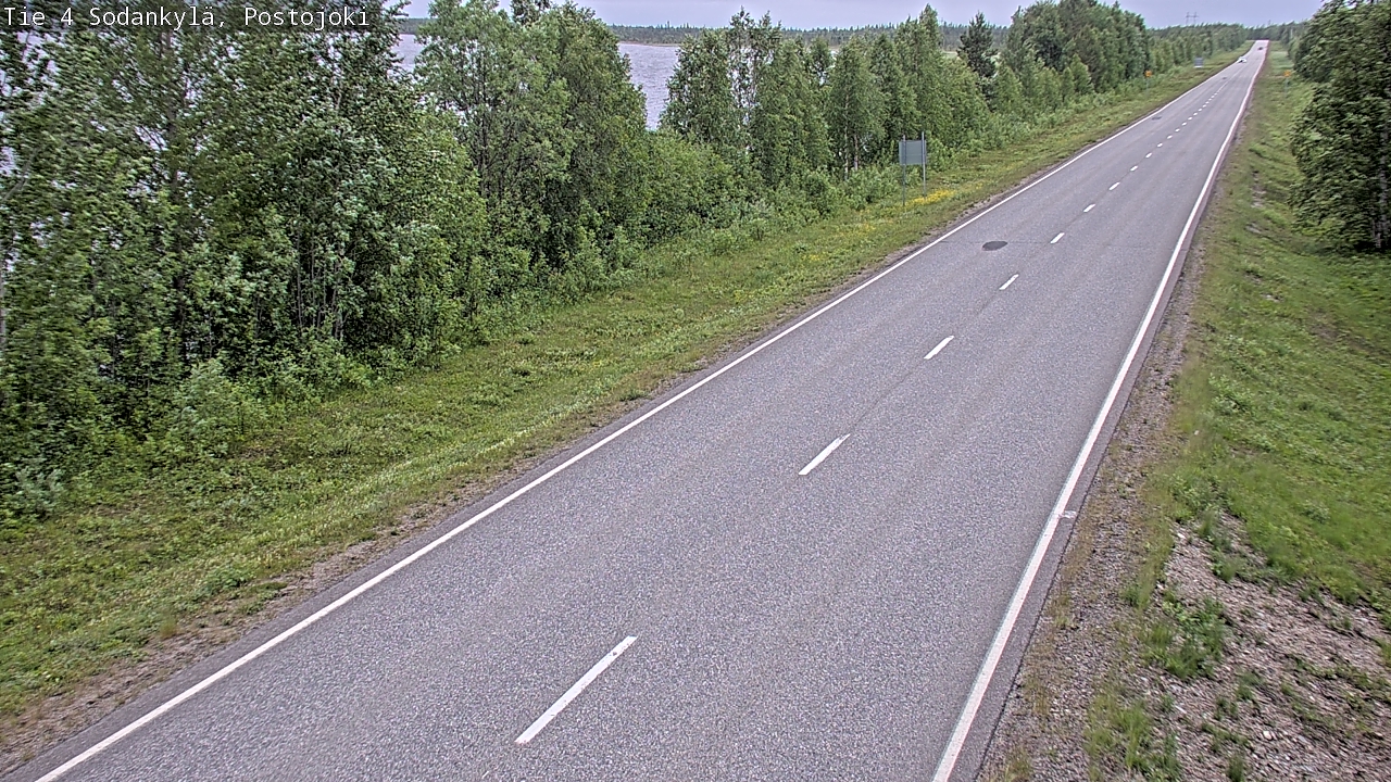 Weather Camera Image Road 4 Sodankylä, Postojoki, Sodankylä, Lappi