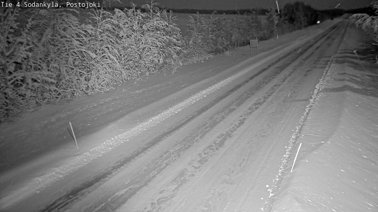 Weather Camera Image Road 4 Sodankylä, Postojoki, Sodankylä, Lappi