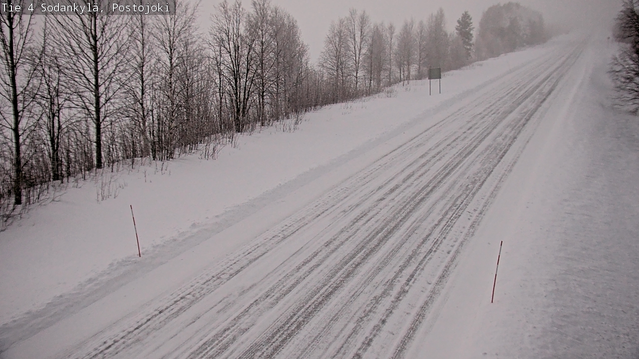 Weather Camera Image Road 4 Sodankylä, Postojoki, Sodankylä, Lappi