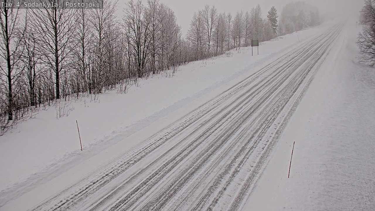 Weather Camera Image Road 4 Sodankylä, Postojoki, Sodankylä, Lappi