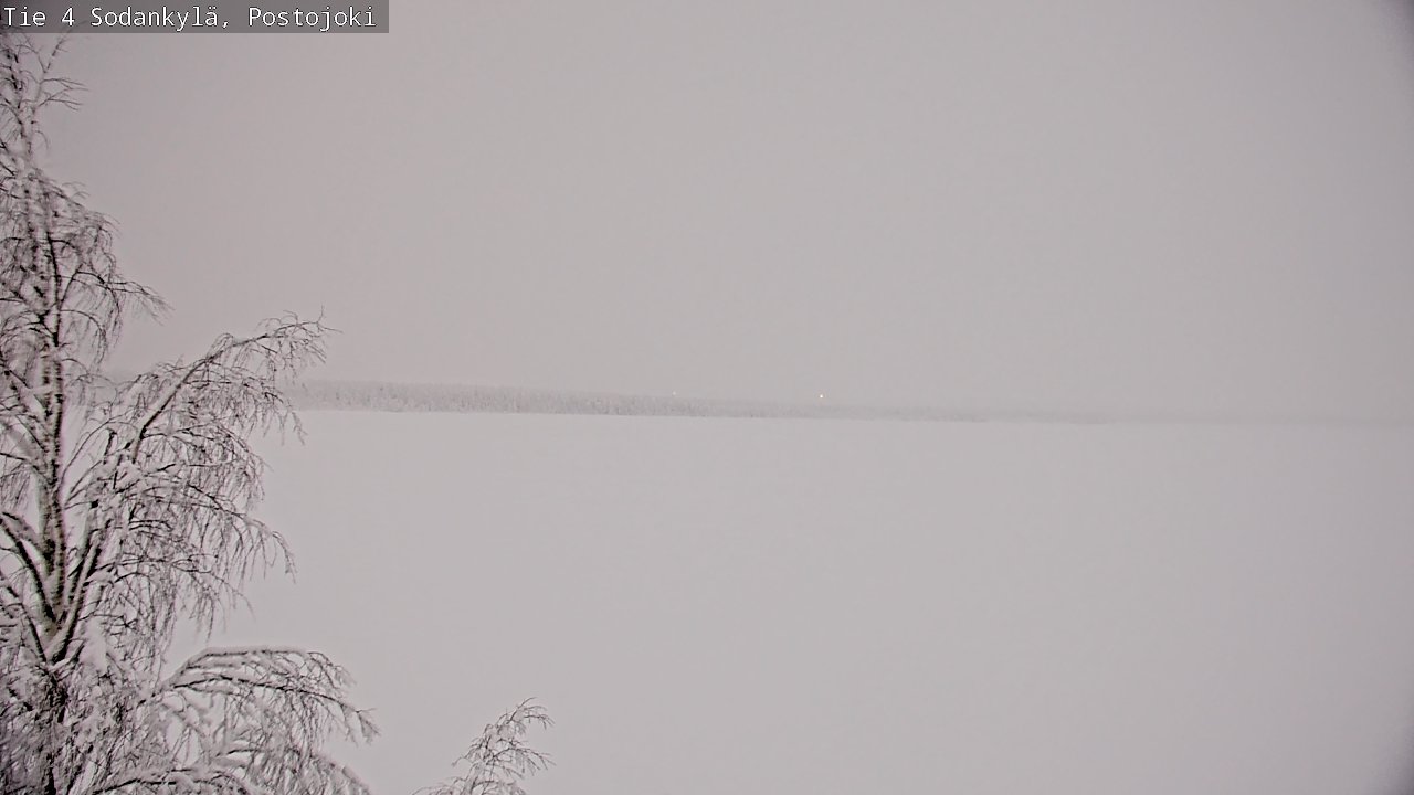 Weather Camera Image Road 4 Sodankylä, Postojoki, Sodankylä, Lappi