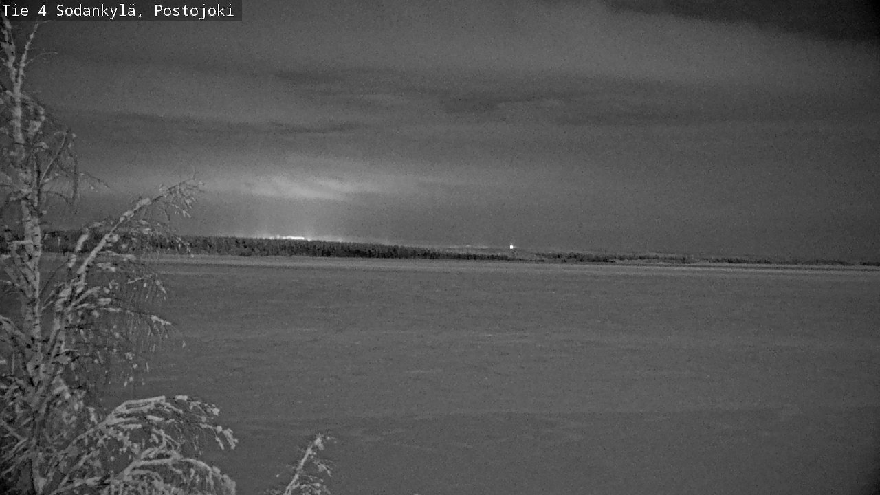 Weather Camera Image Road 4 Sodankylä, Postojoki, Sodankylä, Lappi