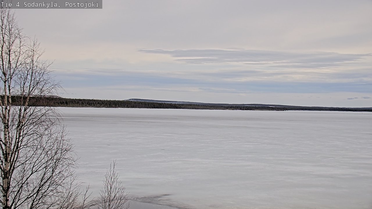 Weather Camera Image Väg 4 Sodankylä, Postojoki, Sodankylä, Lappi