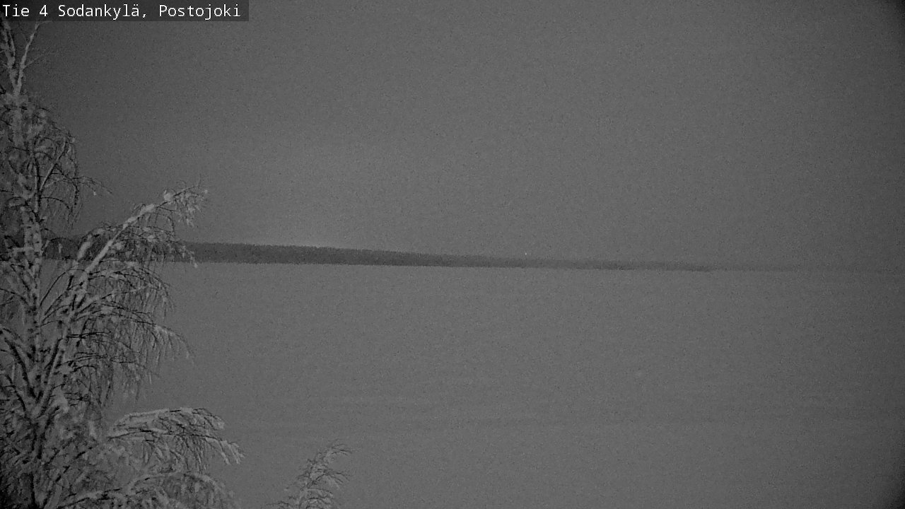 Weather Camera Image Road 4 Sodankylä, Postojoki, Sodankylä, Lappi