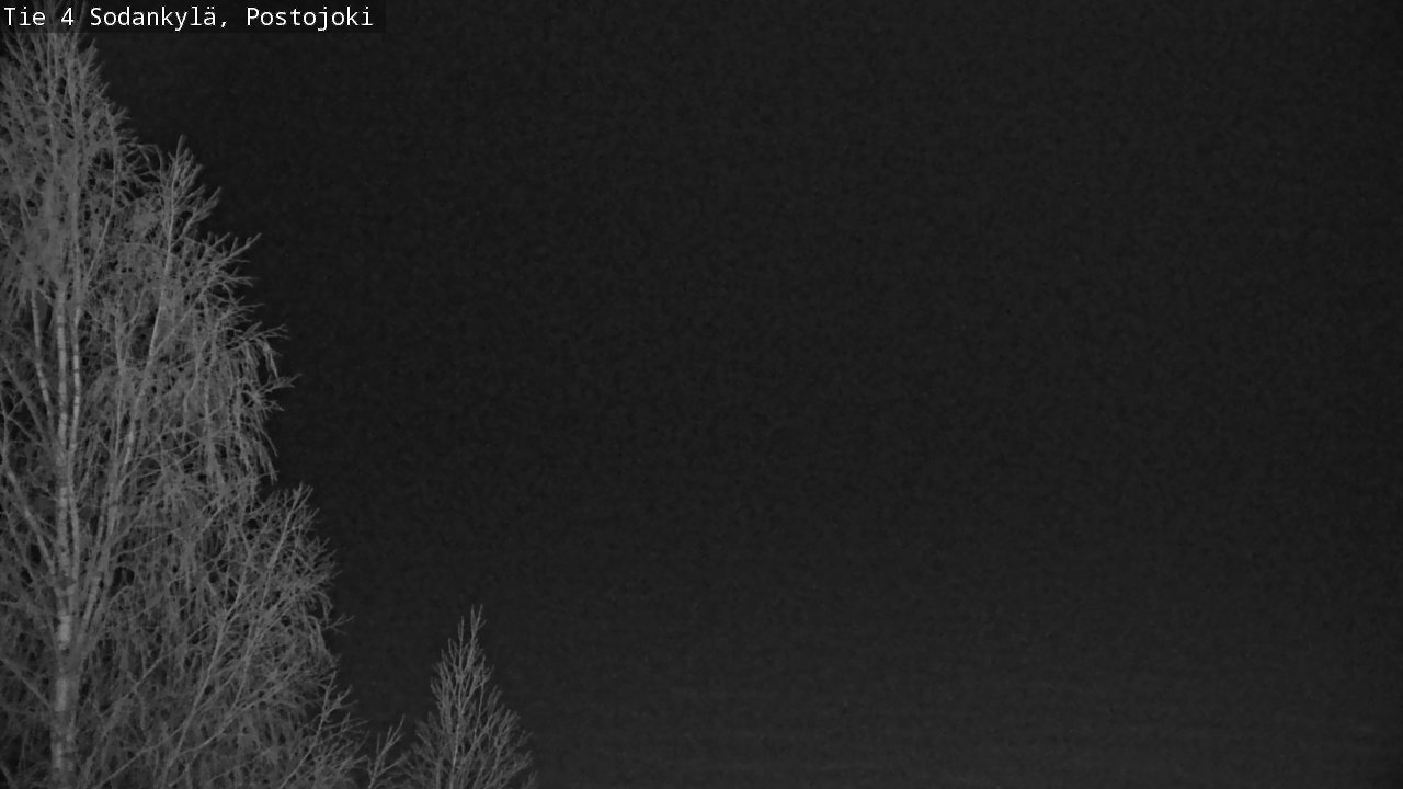 Weather Camera Image Road 4 Sodankylä, Postojoki, Sodankylä, Lappi