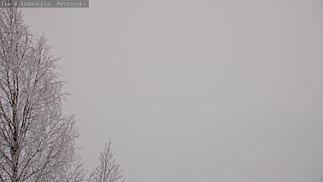 Weather Camera Image Road 4 Sodankylä, Postojoki, Sodankylä, Lappi