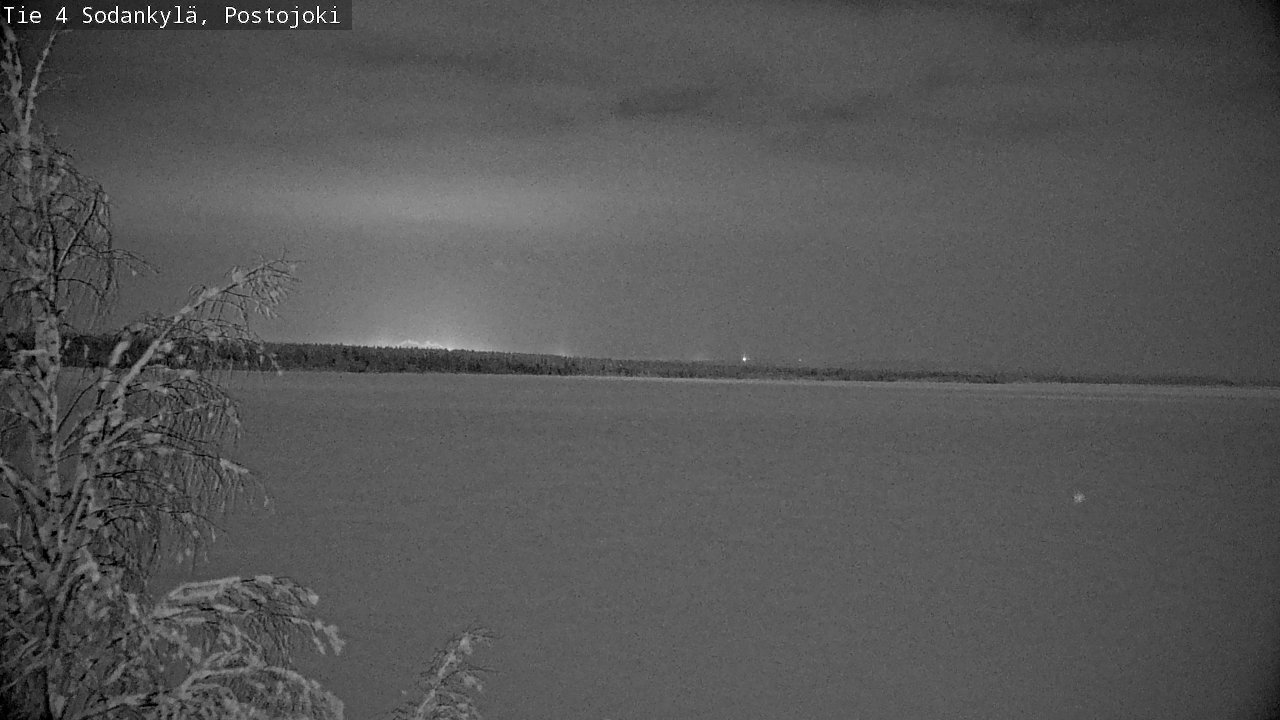 Weather Camera Image Road 4 Sodankylä, Postojoki, Sodankylä, Lappi
