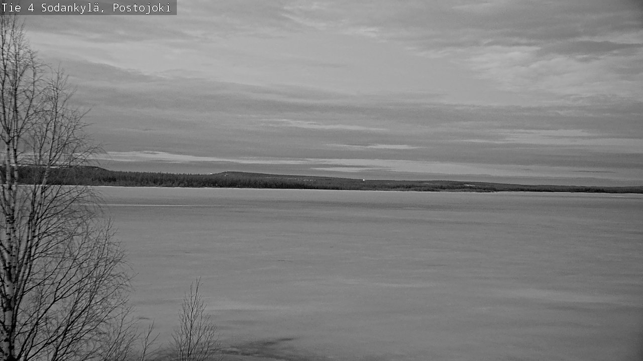 Weather Camera Image Väg 4 Sodankylä, Postojoki, Sodankylä, Lappi