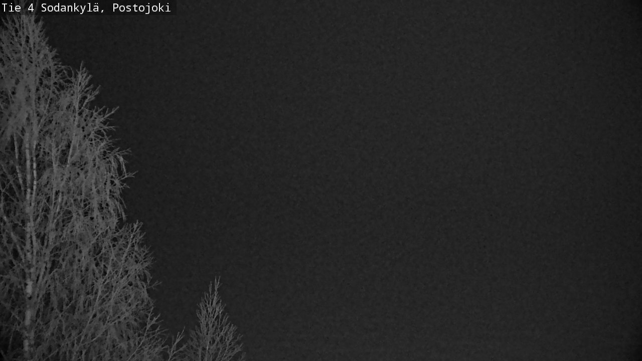 Weather Camera Image Road 4 Sodankylä, Postojoki, Sodankylä, Lappi