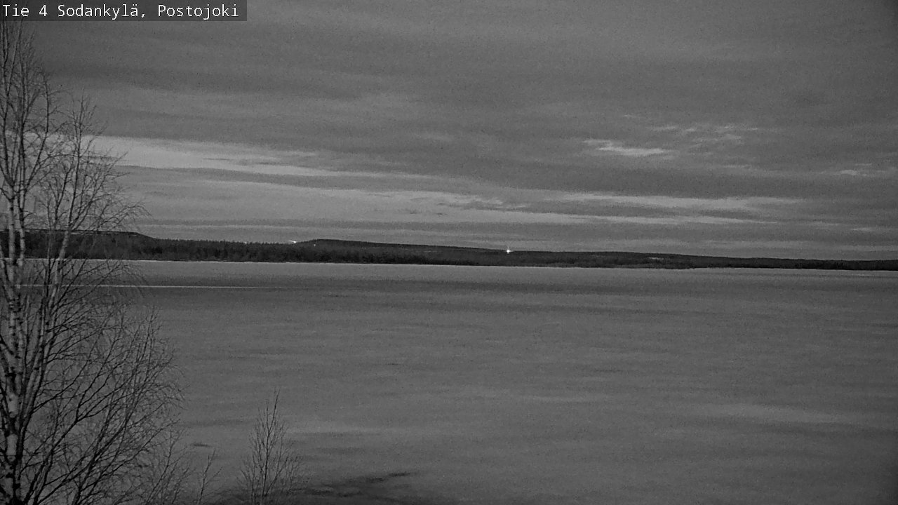 Weather Camera Image Väg 4 Sodankylä, Postojoki, Sodankylä, Lappi
