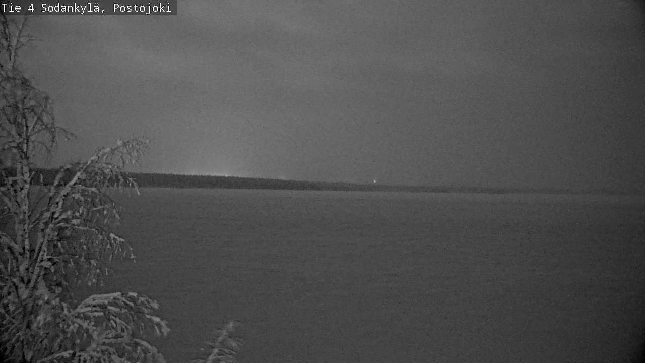 Weather Camera Image Road 4 Sodankylä, Postojoki, Sodankylä, Lappi
