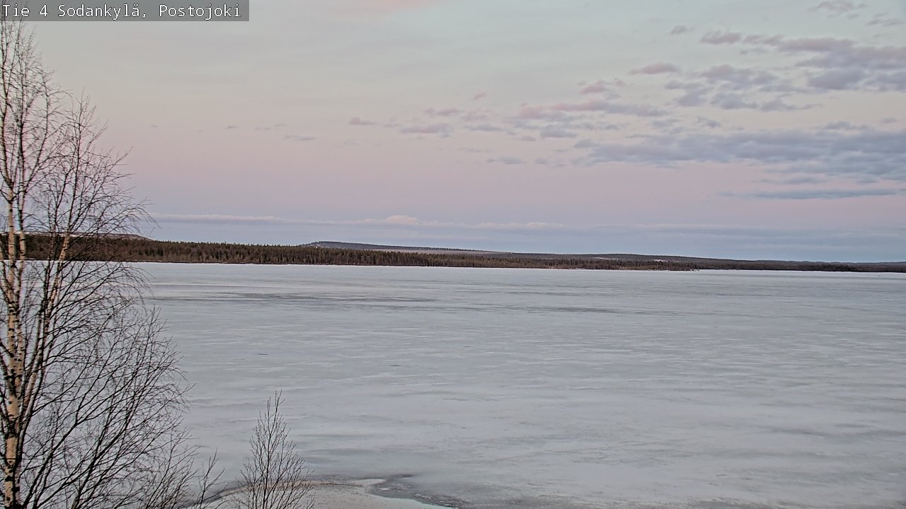 Weather Camera Image Väg 4 Sodankylä, Postojoki, Sodankylä, Lappi