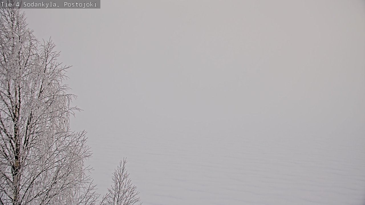 Weather Camera Image Road 4 Sodankylä, Postojoki, Sodankylä, Lappi