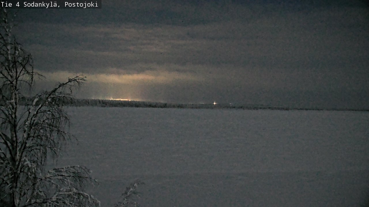 Weather Camera Image Road 4 Sodankylä, Postojoki, Sodankylä, Lappi