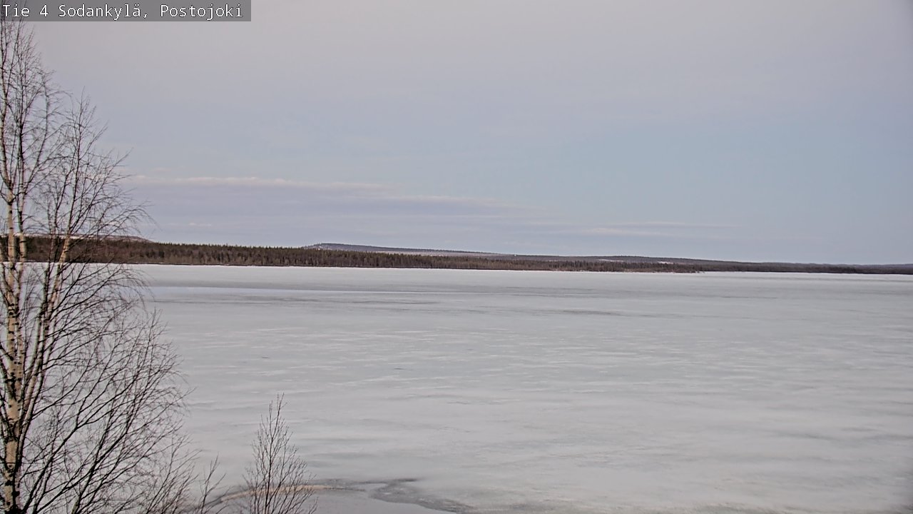 Weather Camera Image Väg 4 Sodankylä, Postojoki, Sodankylä, Lappi
