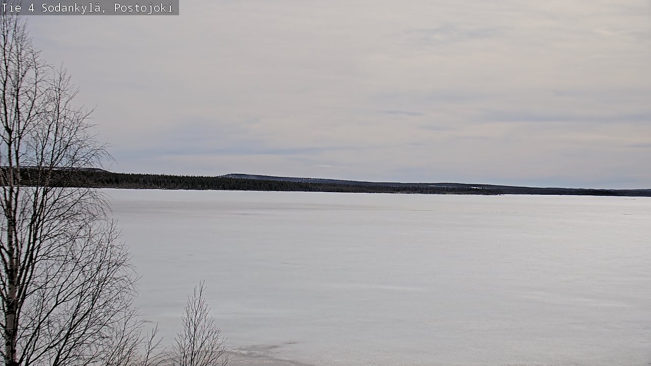 Weather Camera Image Väg 4 Sodankylä, Postojoki, Sodankylä, Lappi
