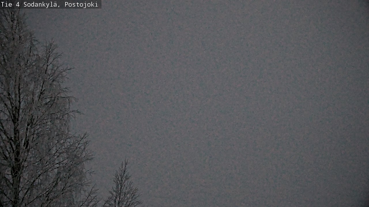 Weather Camera Image Road 4 Sodankylä, Postojoki, Sodankylä, Lappi