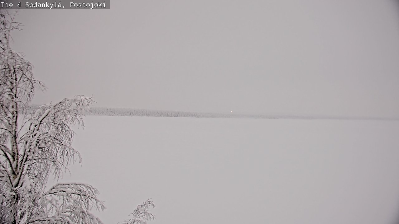 Weather Camera Image Road 4 Sodankylä, Postojoki, Sodankylä, Lappi