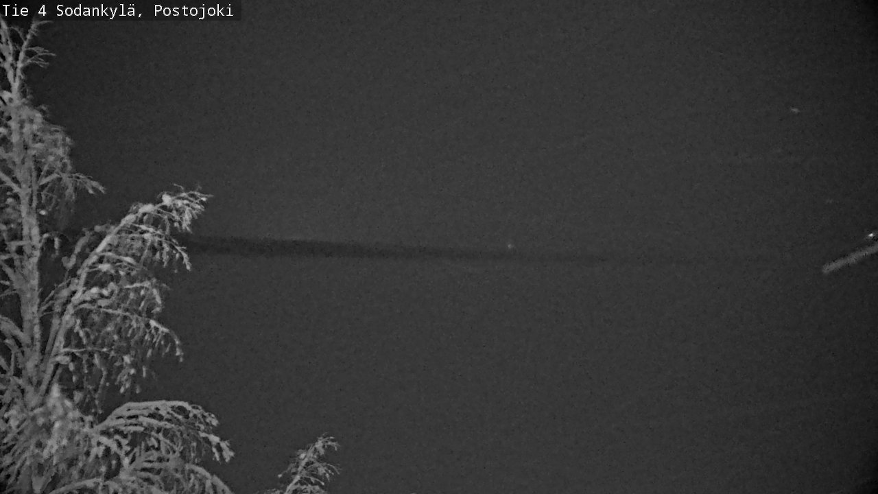 Weather Camera Image Road 4 Sodankylä, Postojoki, Sodankylä, Lappi