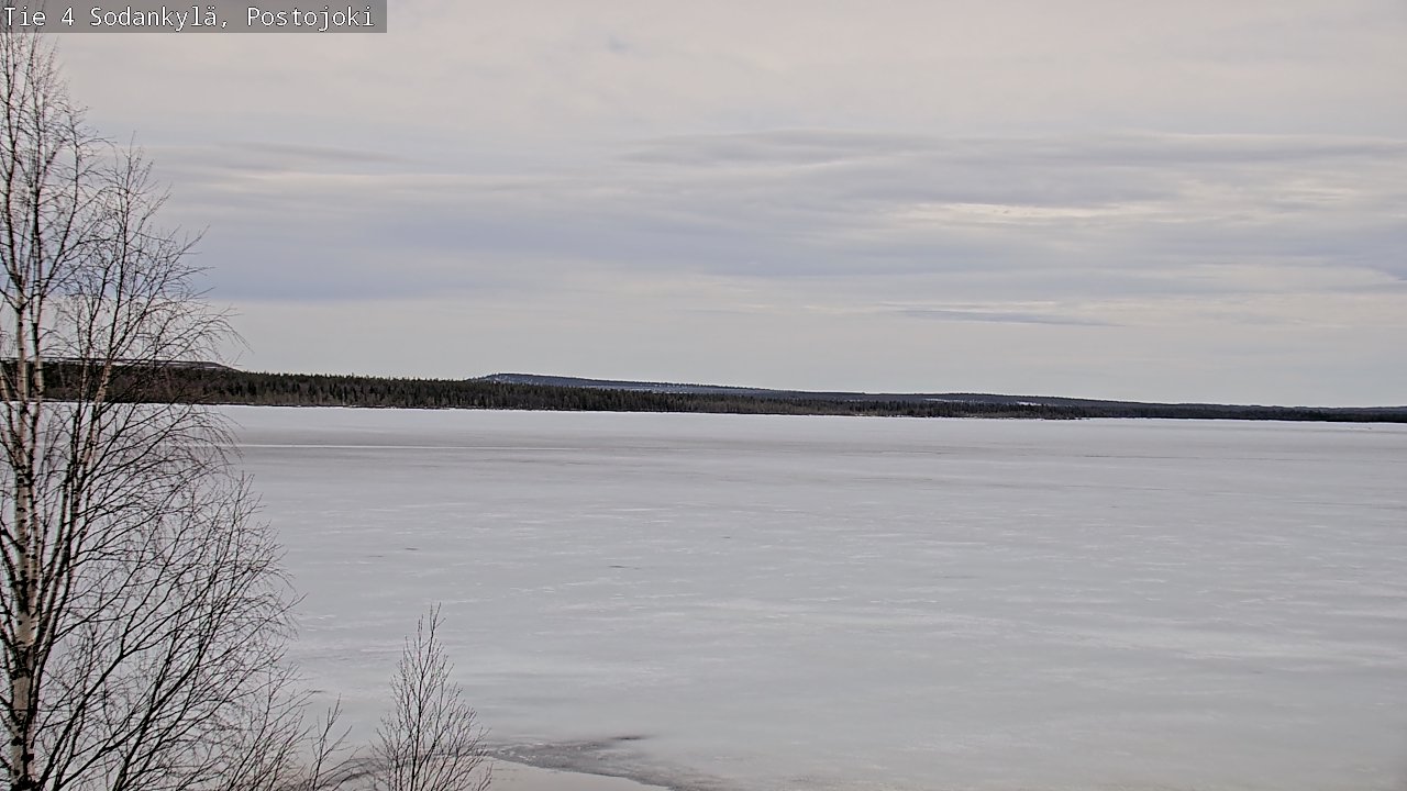 Weather Camera Image Väg 4 Sodankylä, Postojoki, Sodankylä, Lappi