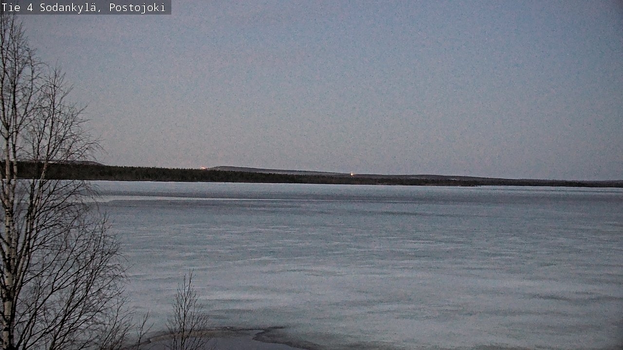 Weather Camera Image Road 4 Sodankylä, Postojoki, Sodankylä, Lappi