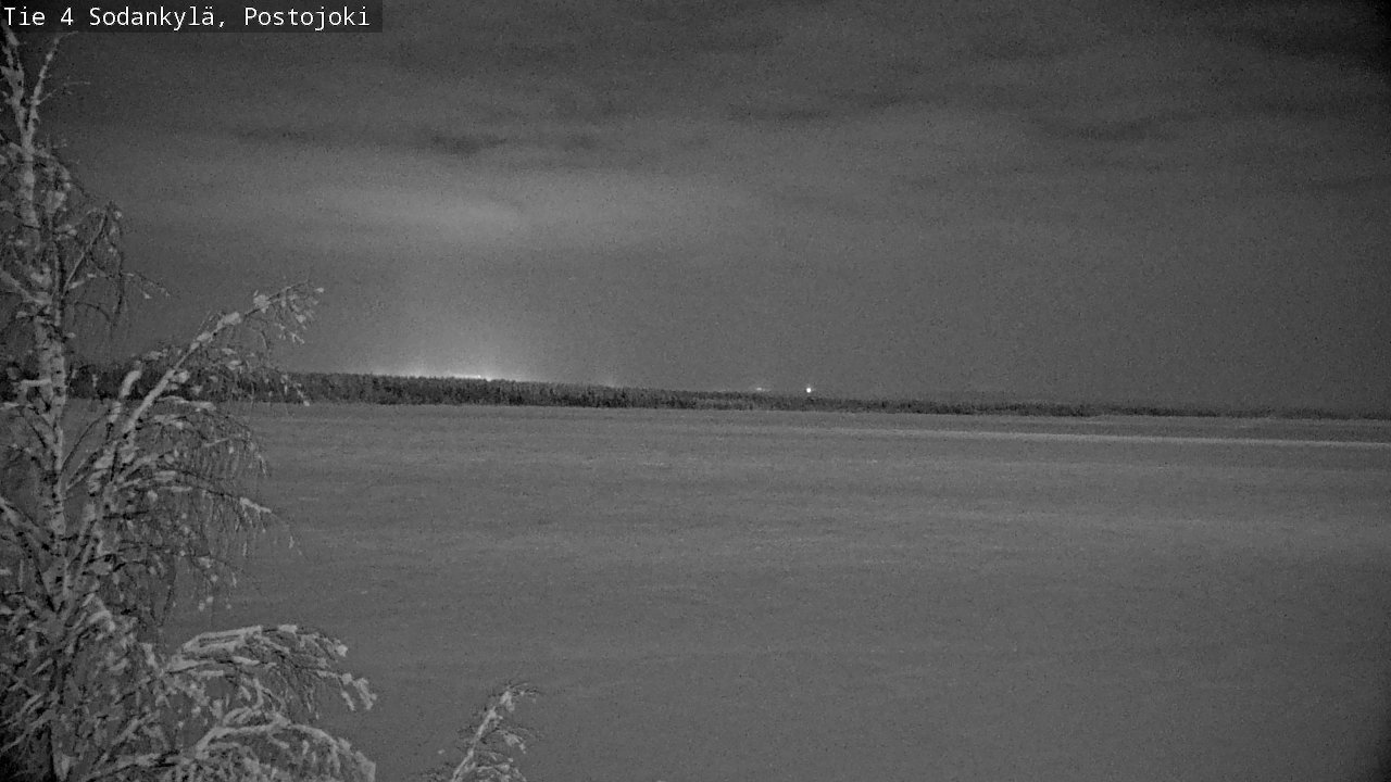 Weather Camera Image Road 4 Sodankylä, Postojoki, Sodankylä, Lappi