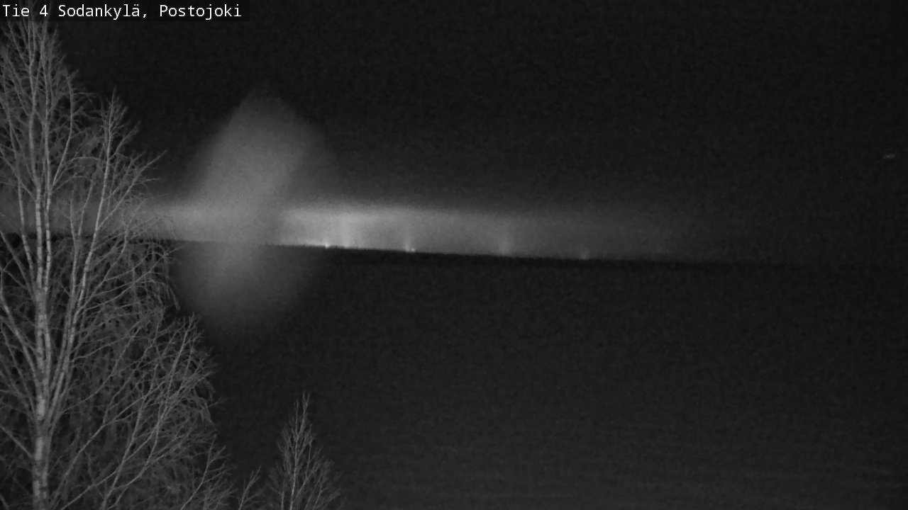 Weather Camera Image Road 4 Sodankylä, Postojoki, Sodankylä, Lappi