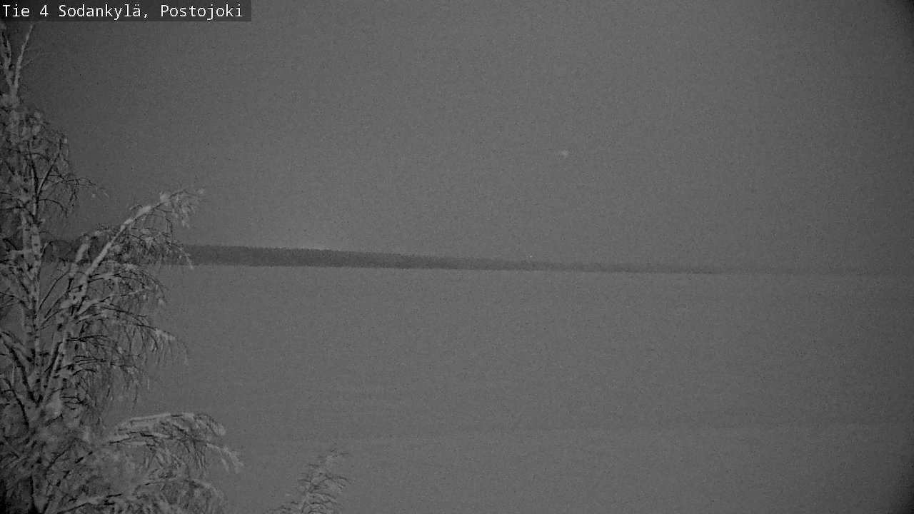 Weather Camera Image Road 4 Sodankylä, Postojoki, Sodankylä, Lappi