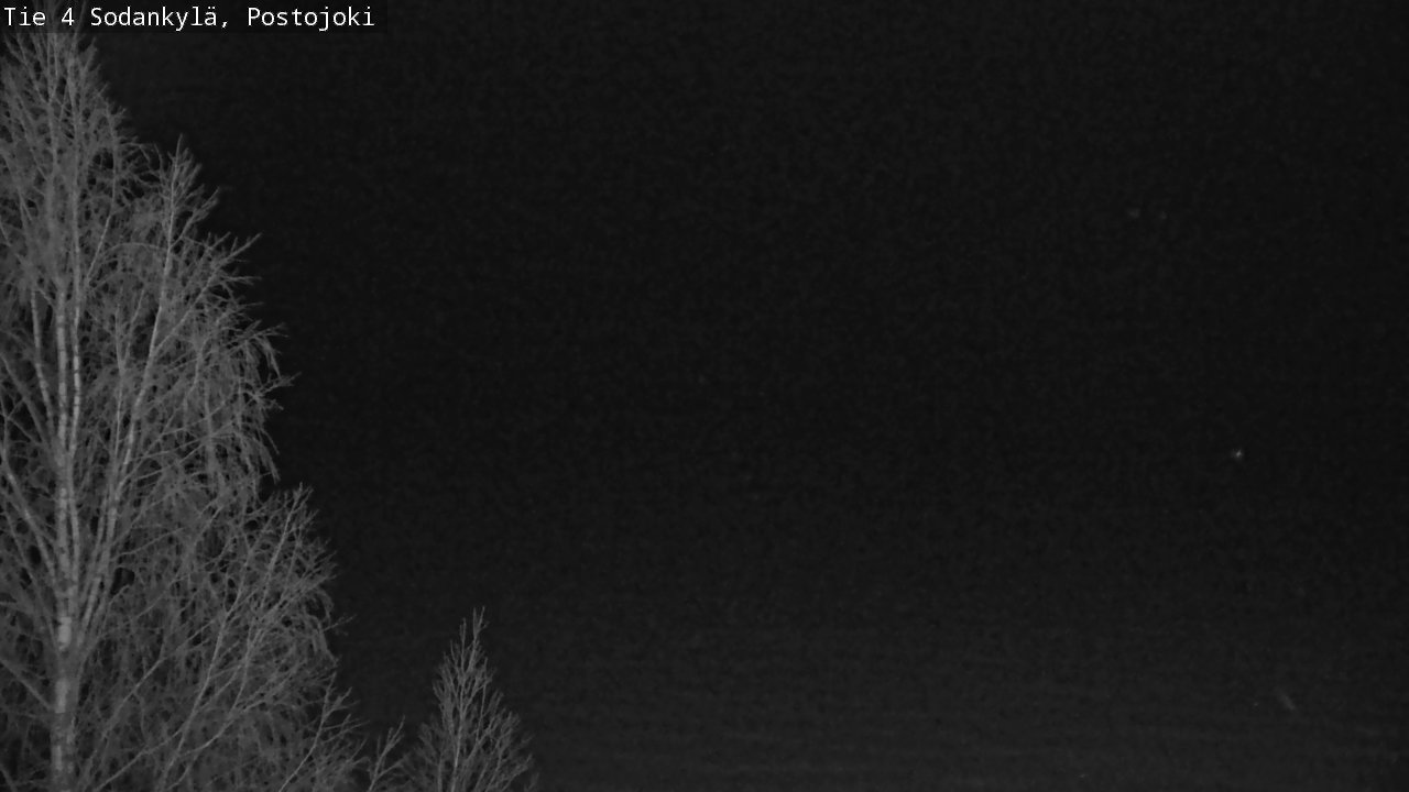 Weather Camera Image Road 4 Sodankylä, Postojoki, Sodankylä, Lappi