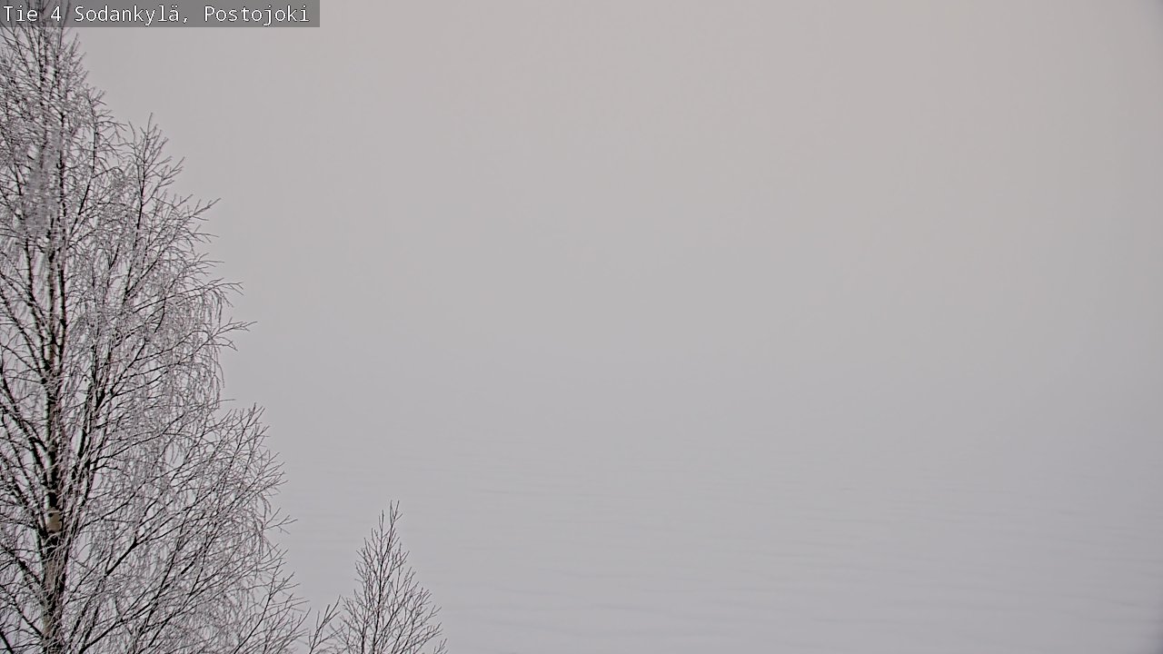 Weather Camera Image Road 4 Sodankylä, Postojoki, Sodankylä, Lappi