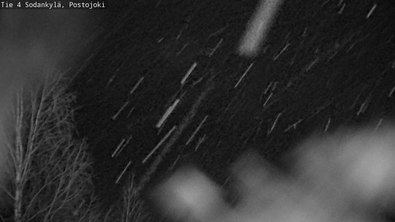 Weather Camera Image Road 4 Sodankylä, Postojoki, Sodankylä, Lappi